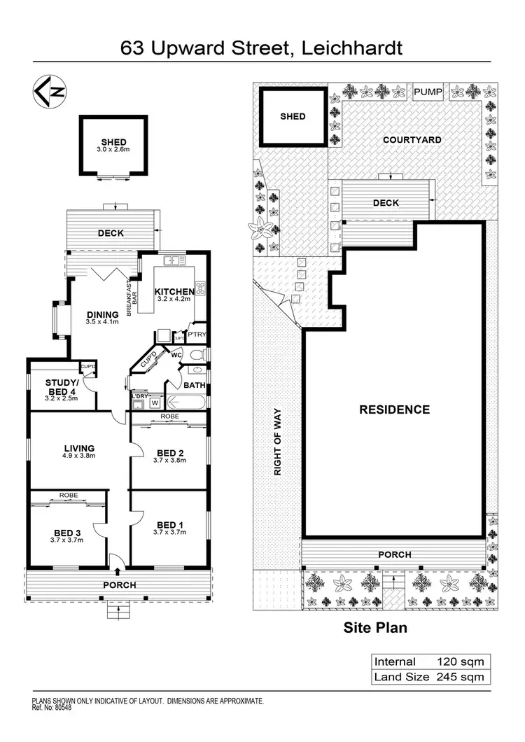 Floorplan of Homely house listing, 63 Upward Street, Leichhardt NSW 2040