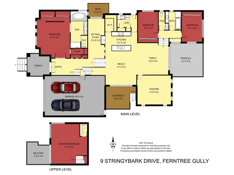 Floorplan of Homely house listing, 9 Stringybark Drive, Ferntree Gully VIC 3156