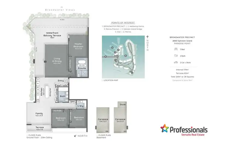 Floorplan of Homely apartment listing, 28101/2 Ephraim Island Parade, Paradise Point QLD 4216