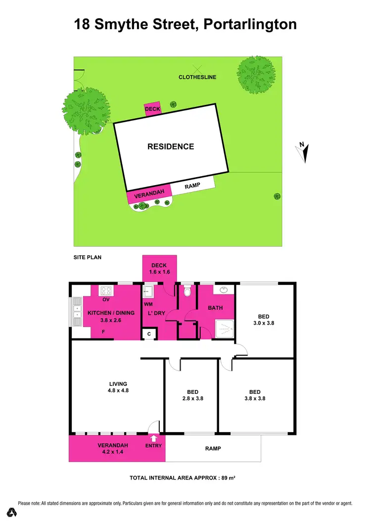 Floorplan of Homely house listing, 18 Smythe Street, Portarlington VIC 3223