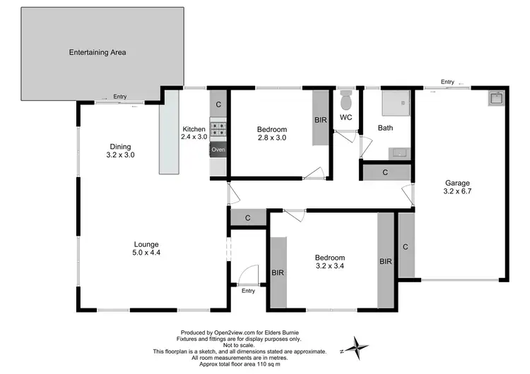 Floorplan of Homely unit listing, 2/9 Nairana Avenue, Shorewell Park TAS 7320