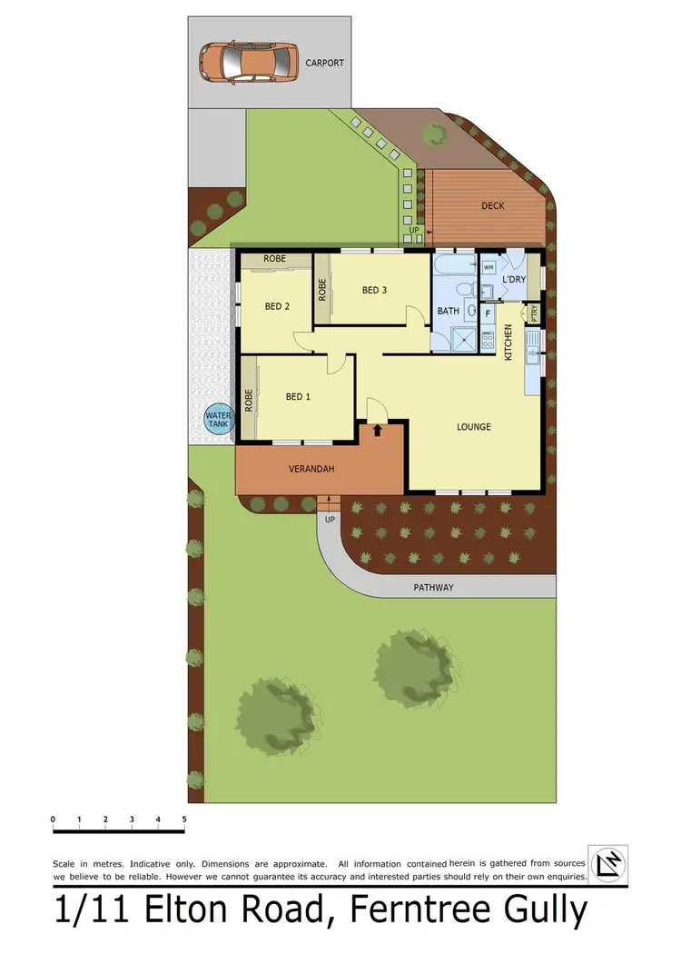 Floorplan of Homely house listing, 1/11 Elton Road, Ferntree Gully VIC 3156