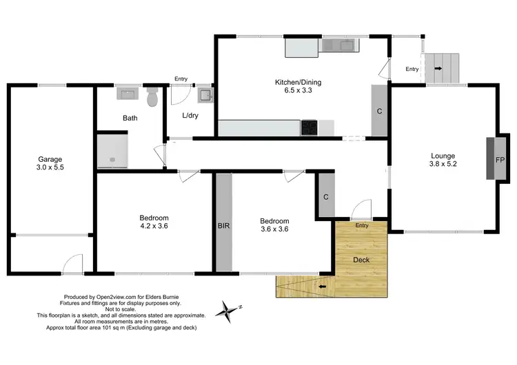 Floorplan of Homely house listing, 146 Mount Street, Hillcrest TAS 7320