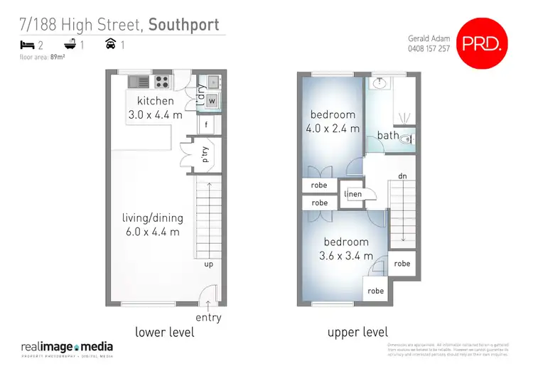 Floorplan of Homely unit listing, 7/188 High Street, Southport QLD 4215