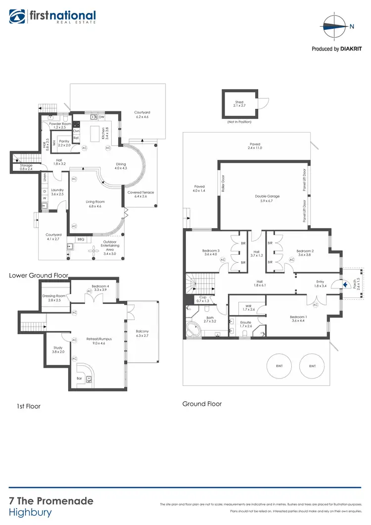 Floorplan of Homely house listing, 7 The Promenade, Highbury SA 5089