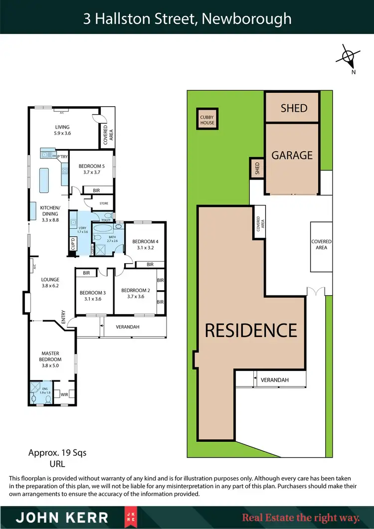 Floorplan of Homely house listing, 3 Hallston Street, Newborough VIC 3825