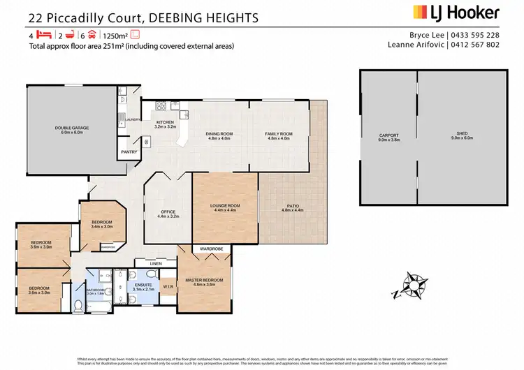 Floorplan of Homely house listing, 22 Piccadilly Court, Deebing Heights QLD 4306