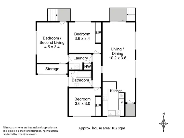 Floorplan of Homely unit listing, 28/1684 Channel Highway, Margate TAS 7054