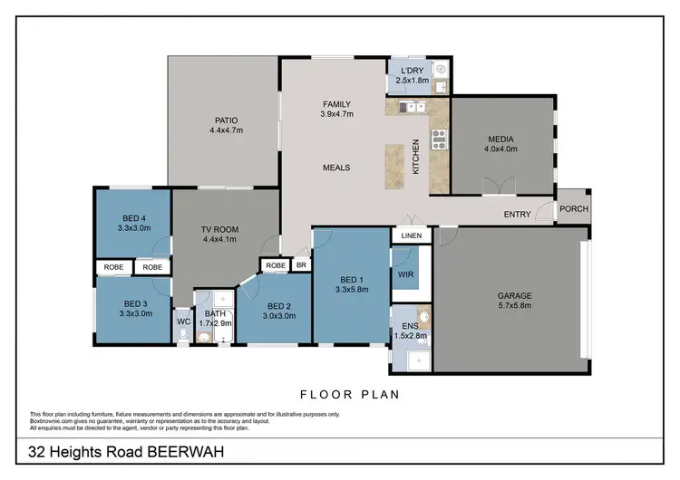 Floorplan of Homely house listing, 32 Heights Road, Beerwah QLD 4519