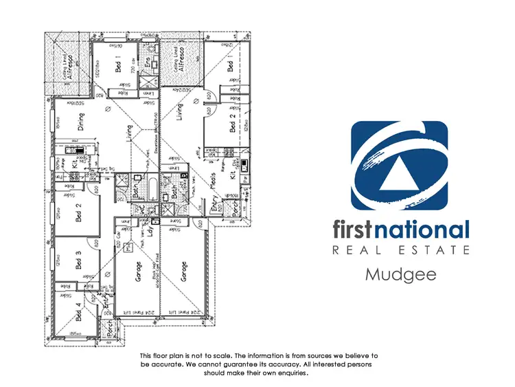 Floorplan of Homely house listing, 58 & 58a Bellevue Road, Mudgee NSW 2850