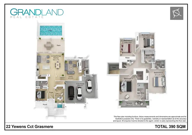 Floorplan of Homely house listing, 22 Yewens Circuit, Grasmere NSW 2570