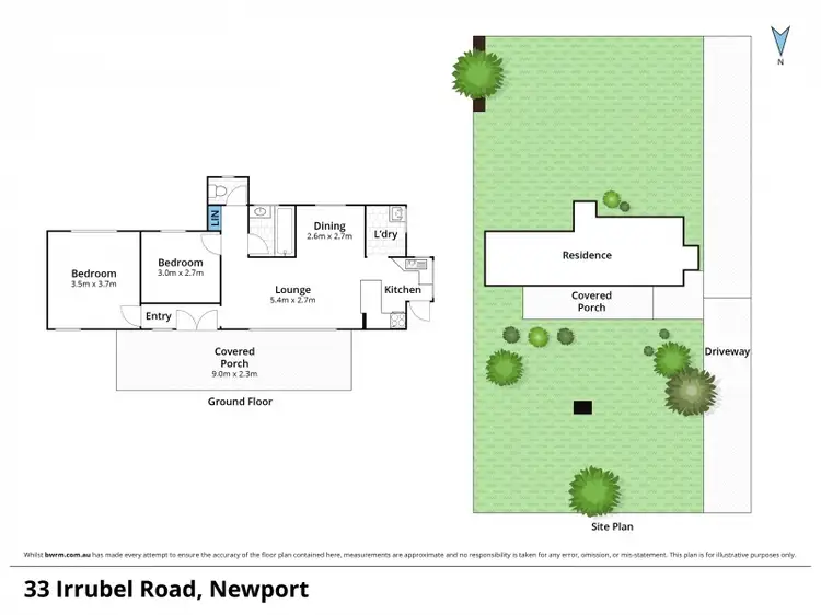 Floorplan of Homely house listing, 33 Irrubel Rd, Newport NSW 2106
