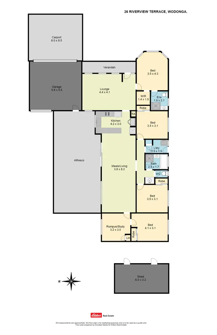 Floorplan of Homely house listing, 26 Riverview Terrace, Wodonga VIC 3690