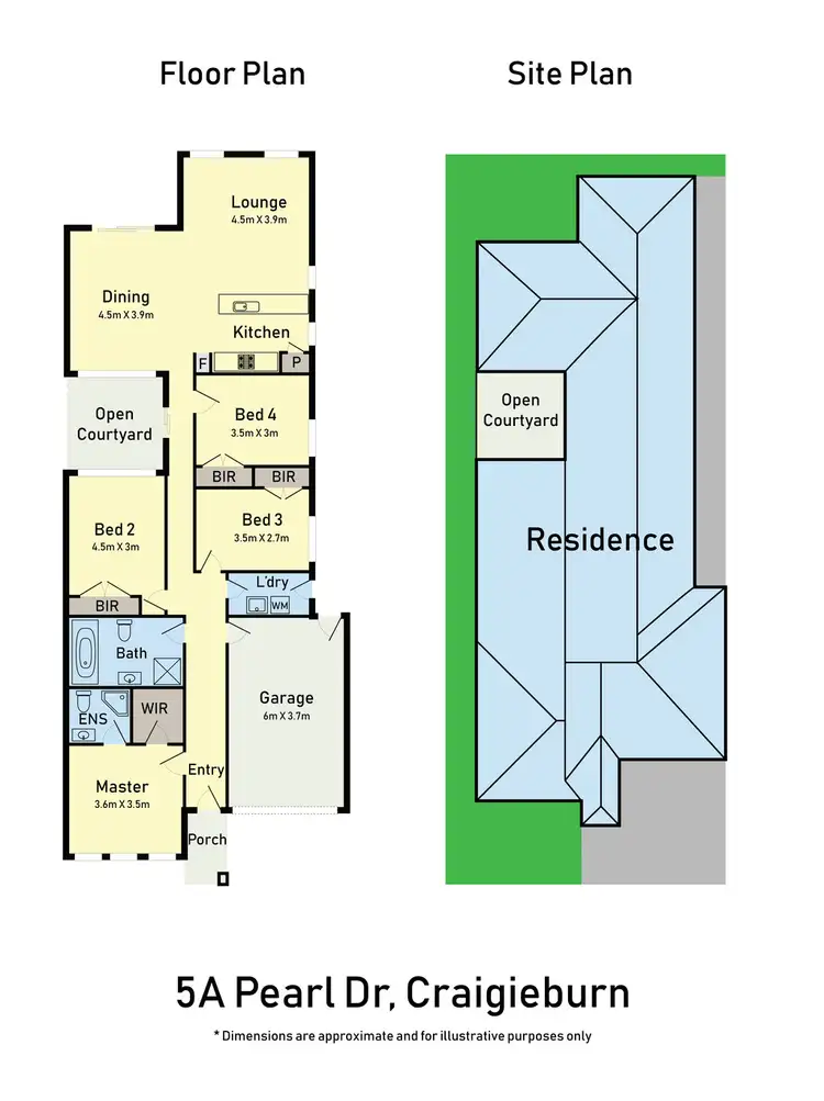 Floorplan of Homely unit listing, 5A Pearl Drive, Craigieburn VIC 3064