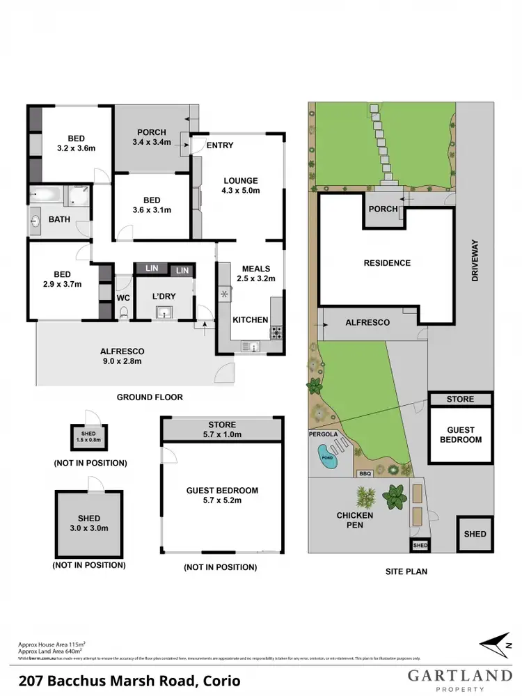 Floorplan of Homely house listing, 207 Bacchus Marsh Road, Corio VIC 3214