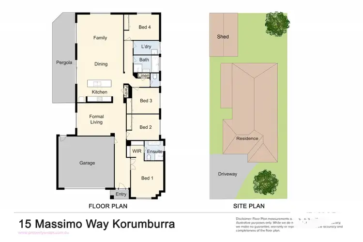 Floorplan of Homely house listing, 15 Massimo Way, Korumburra VIC 3950