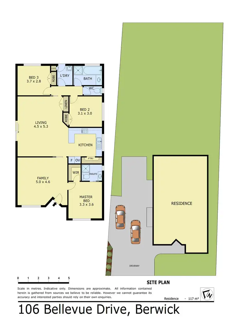 Floorplan of Homely house listing, 106 Bellevue Drive, Berwick VIC 3806