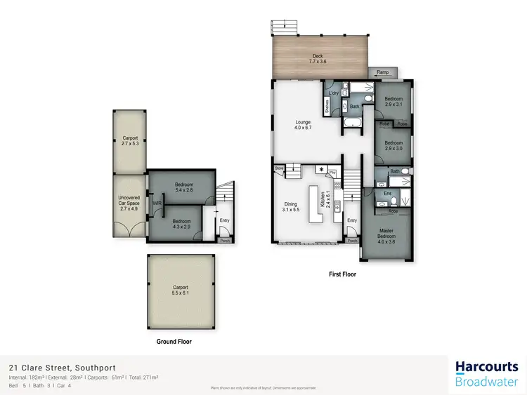 Floorplan of Homely house listing, 21 Clare Street, Southport QLD 4215