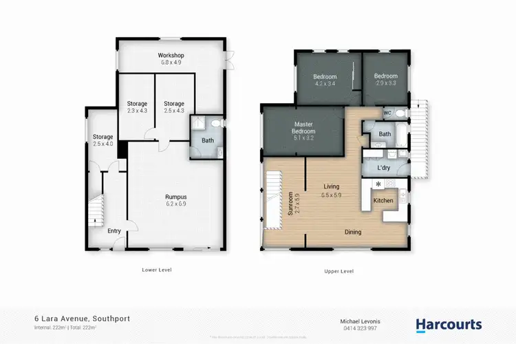 Floorplan of Homely house listing, 6 Lara Avenue, Southport QLD 4215
