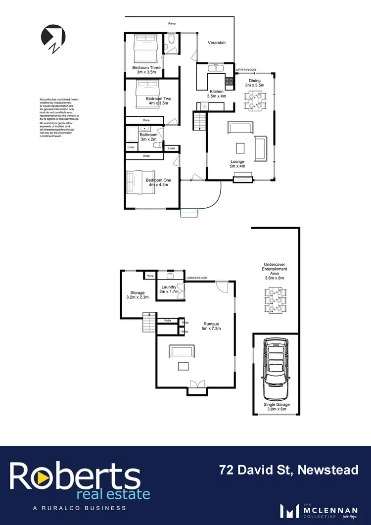 Floorplan of Homely house listing, 72 David Street, Newstead TAS 7250