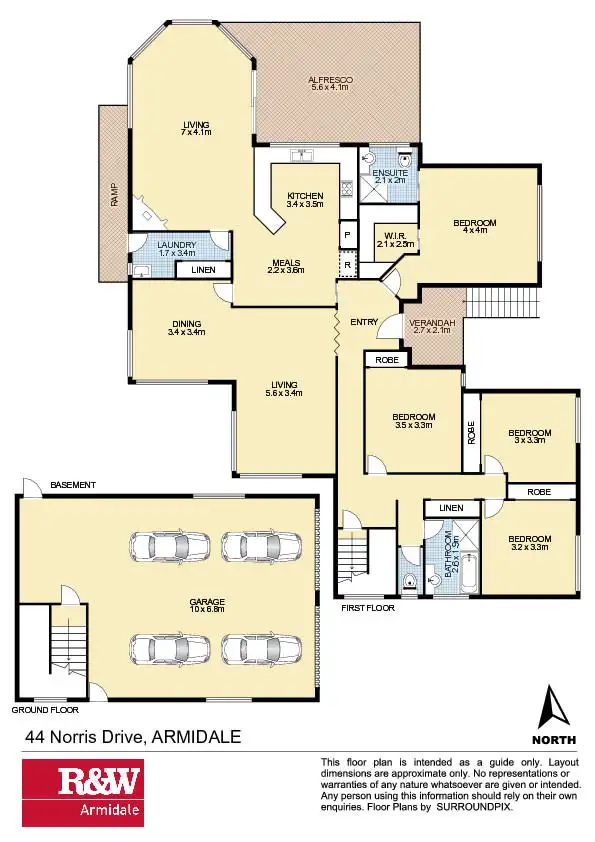 Floorplan of Homely house listing, 44 Norris Drive, Armidale NSW 2350