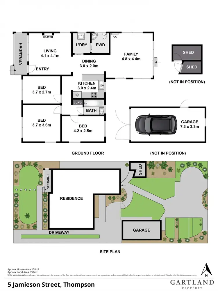 Floorplan of Homely house listing, 5 Jamieson Street, Thomson VIC 3219