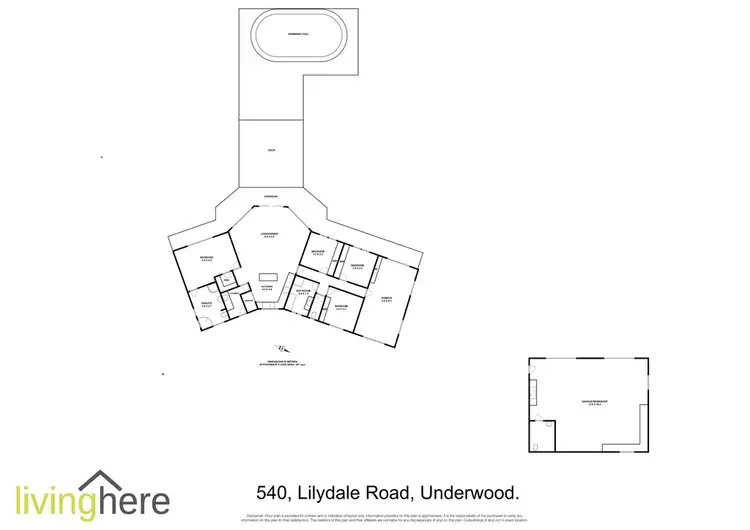 Floorplan of Homely house listing, 540 Lilydale Road, Underwood TAS 7268