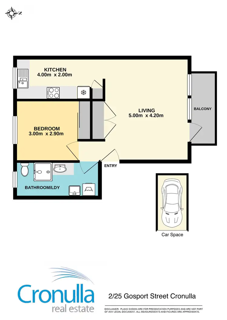 Floorplan of Homely apartment listing, 2/25 Gosport St, Cronulla NSW 2230