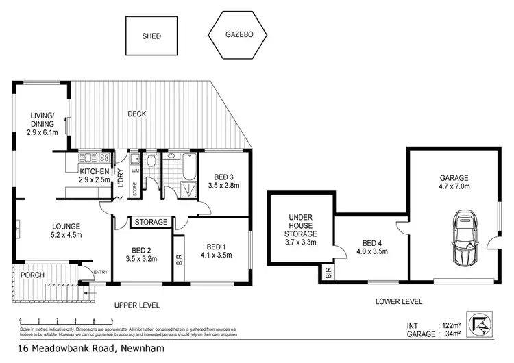 Floorplan of Homely house listing, 16 Meadowbank Road, Newnham TAS 7248