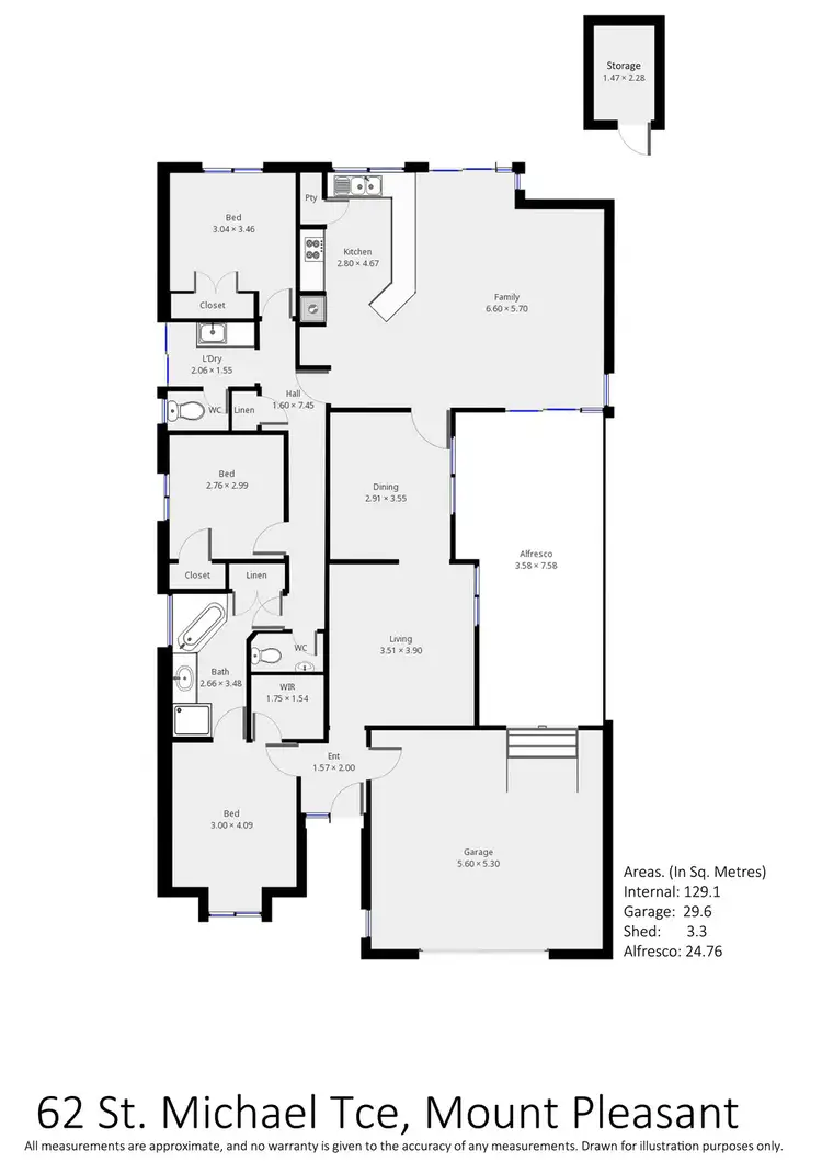 Floorplan of Homely house listing, 62 St Michael Terrace, Mount Pleasant WA 6153