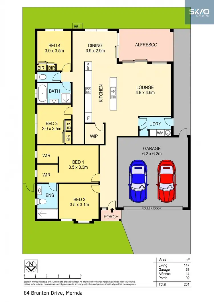 Floorplan of Homely house listing, 84 Brunton Drive, Mernda VIC 3754