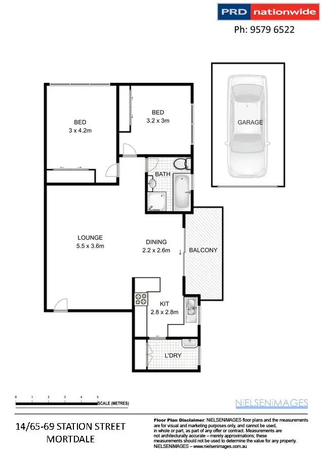 Floorplan of Homely unit listing, 14/65-69 Station Street, Mortdale NSW 2223