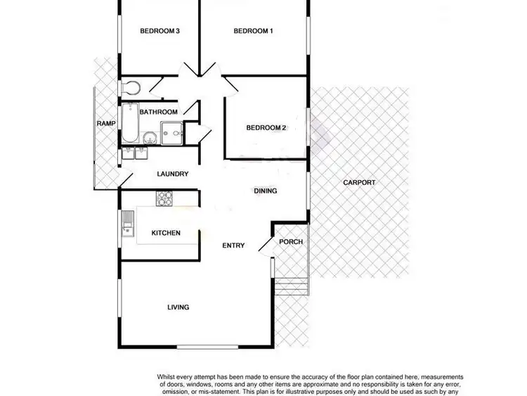 Floorplan of Homely house listing, Address available on request