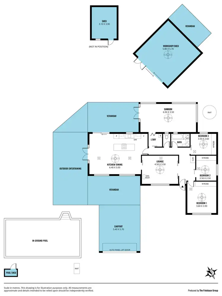 Floorplan of Homely house listing, 12 Petersen Crescent, Port Noarlunga SA 5167