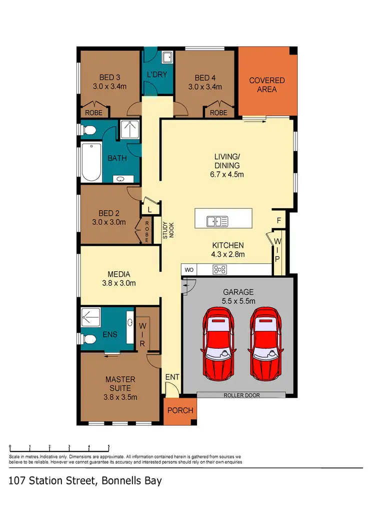 Floorplan of Homely house listing, 107 Station Street, Bonnells Bay NSW 2264