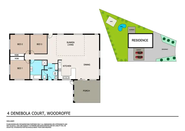 Floorplan of Homely house listing, 4 Denebola Court, Woodroffe NT 830