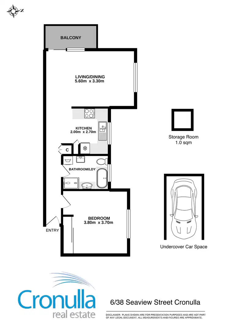 Floorplan of Homely apartment listing, 6/38 Seaview Street, Cronulla NSW 2230