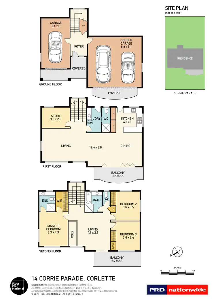 Floorplan of Homely house listing, 14 Corrie Parade, Corlette NSW 2315