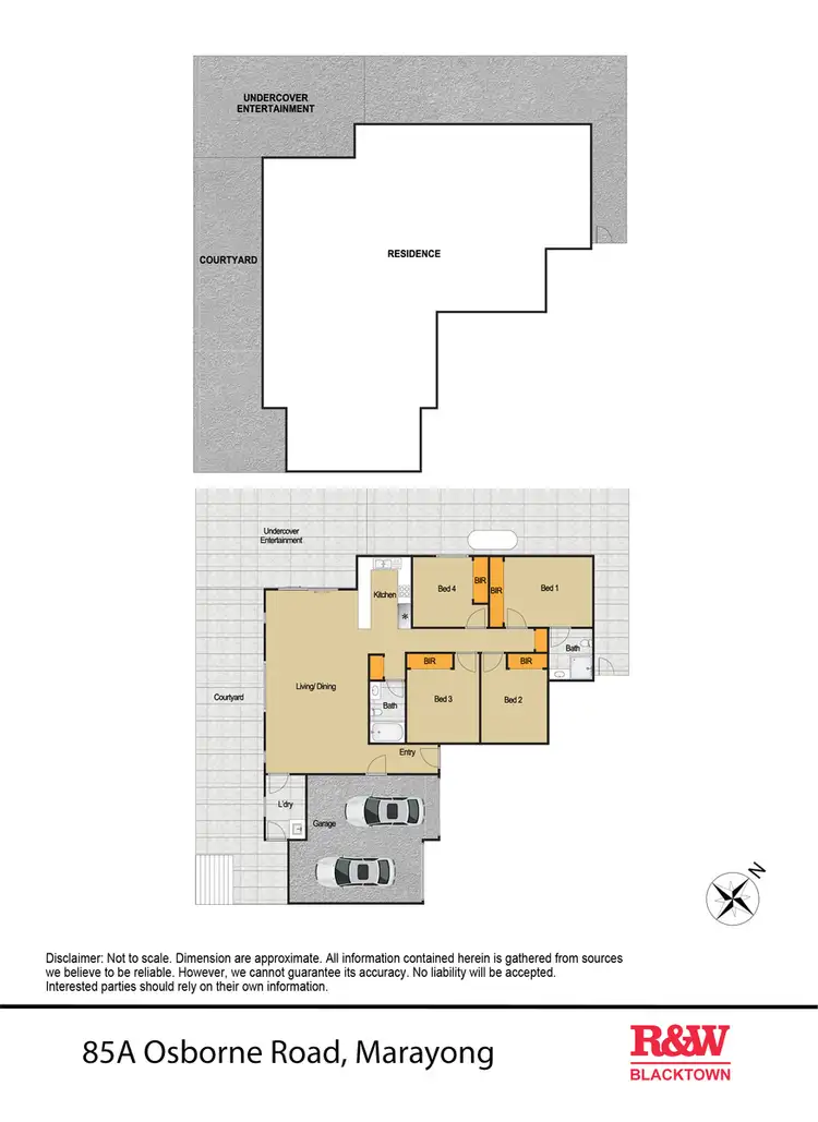 Floorplan of Homely house listing, 85A Osborne Road, Marayong NSW 2148