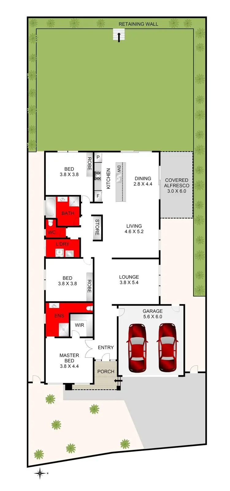 Floorplan of Homely house listing, 12 Mumm Street, Waurn Ponds VIC 3216