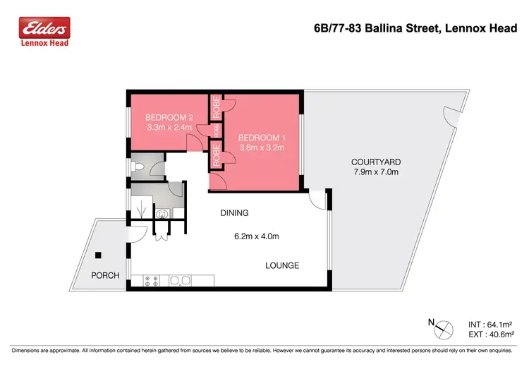 Floorplan of Homely house listing, 6b/77-83 Ballina Street, Lennox Head NSW 2478
