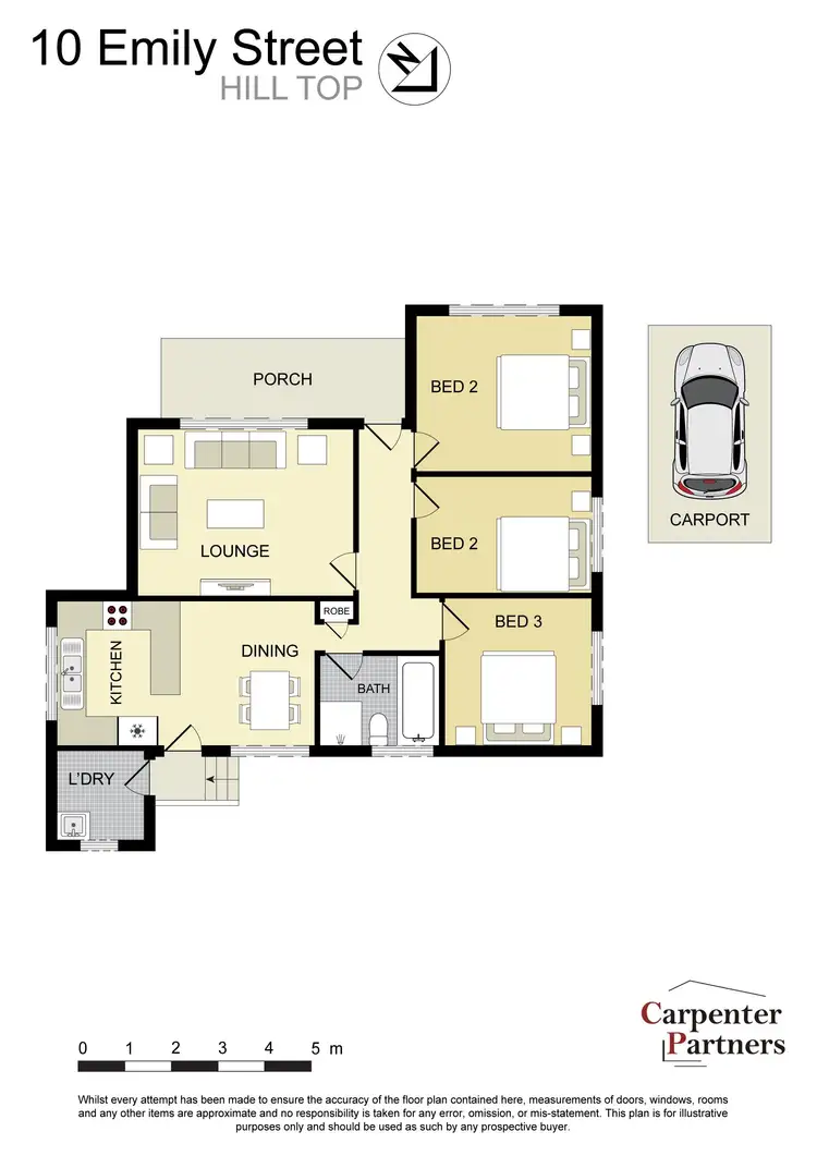 Floorplan of Homely house listing, 10 Emily Street, Hill Top NSW 2575