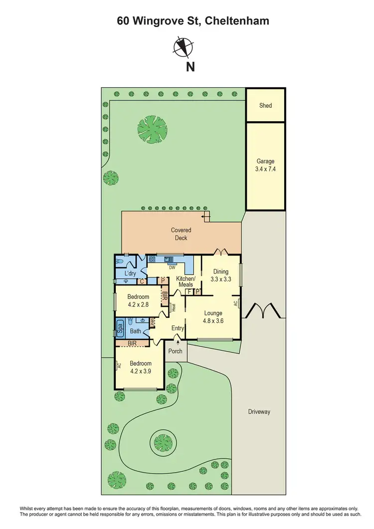 Floorplan of Homely house listing, 60 Wingrove Street, Cheltenham VIC 3192