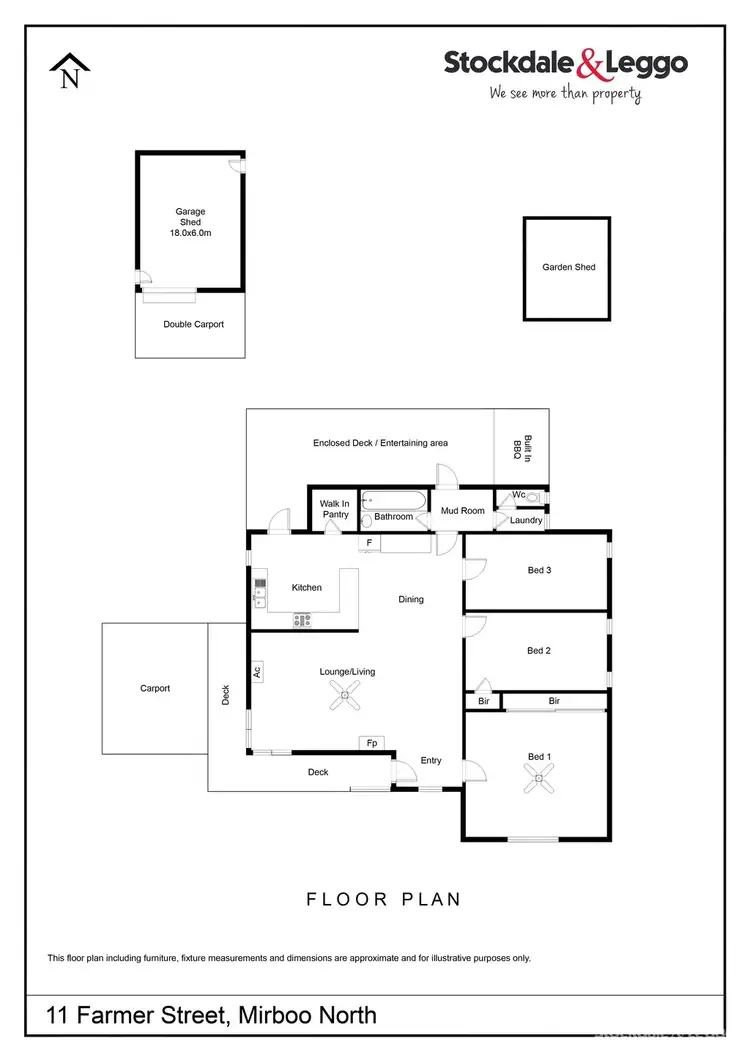 Floorplan of Homely house listing, 11 Farmer Street, Mirboo North VIC 3871