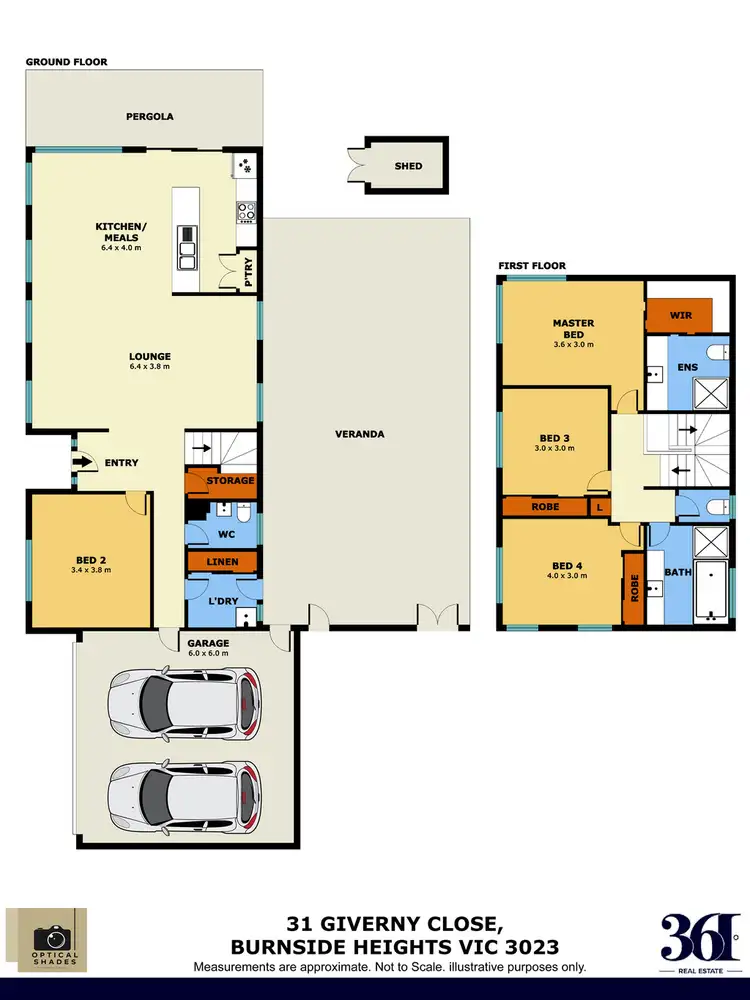 Floorplan of Homely house listing, 31 GIVERNY CLOSE, Burnside Heights VIC 3023