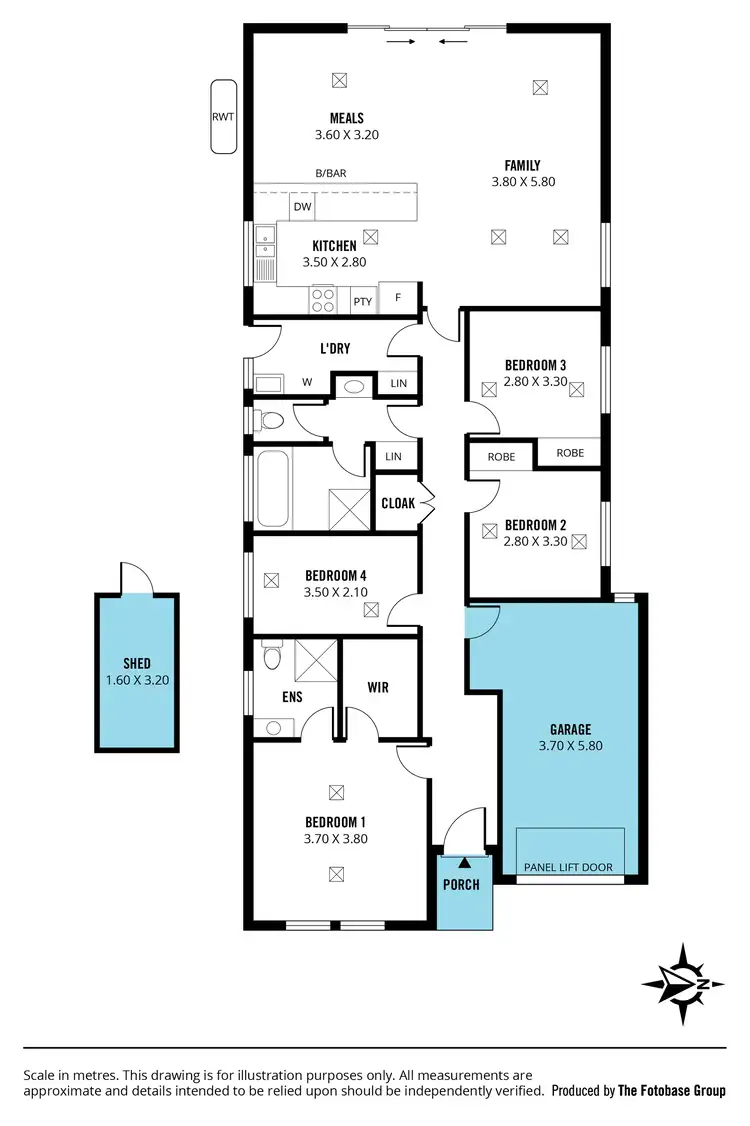 Floorplan of Homely house listing, 17 School Oval Drive, Christie Downs SA 5164