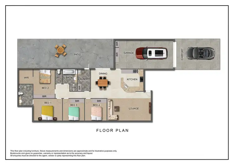Floorplan of Homely house listing, 11 Crofton Close, Rural View QLD 4740