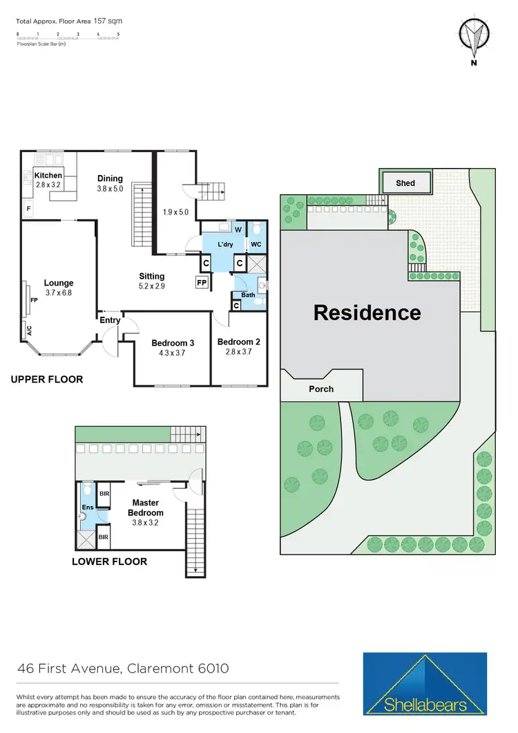 Floorplan of Homely house listing, 46 First Avenue, Claremont WA 6010