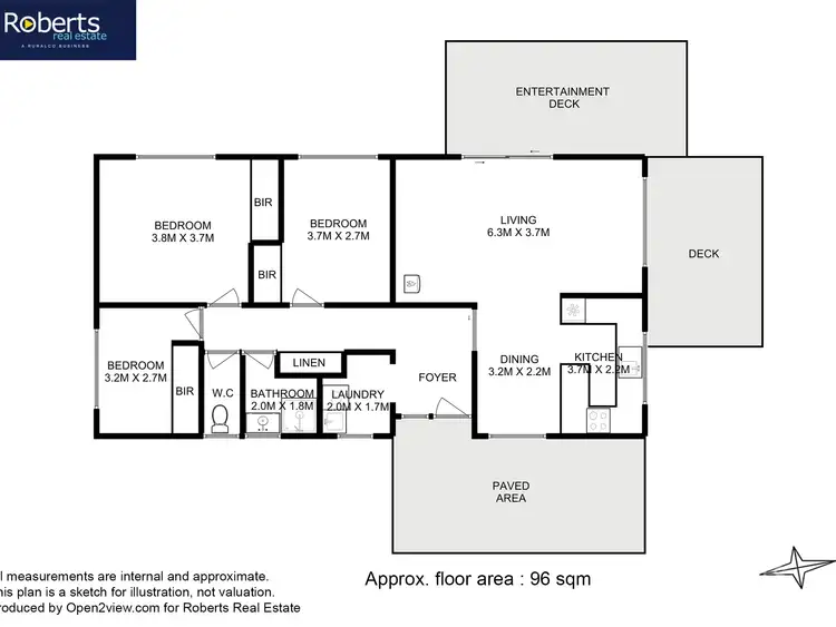 Floorplan of Homely house listing, 70 Harold Street, Coles Bay TAS 7215