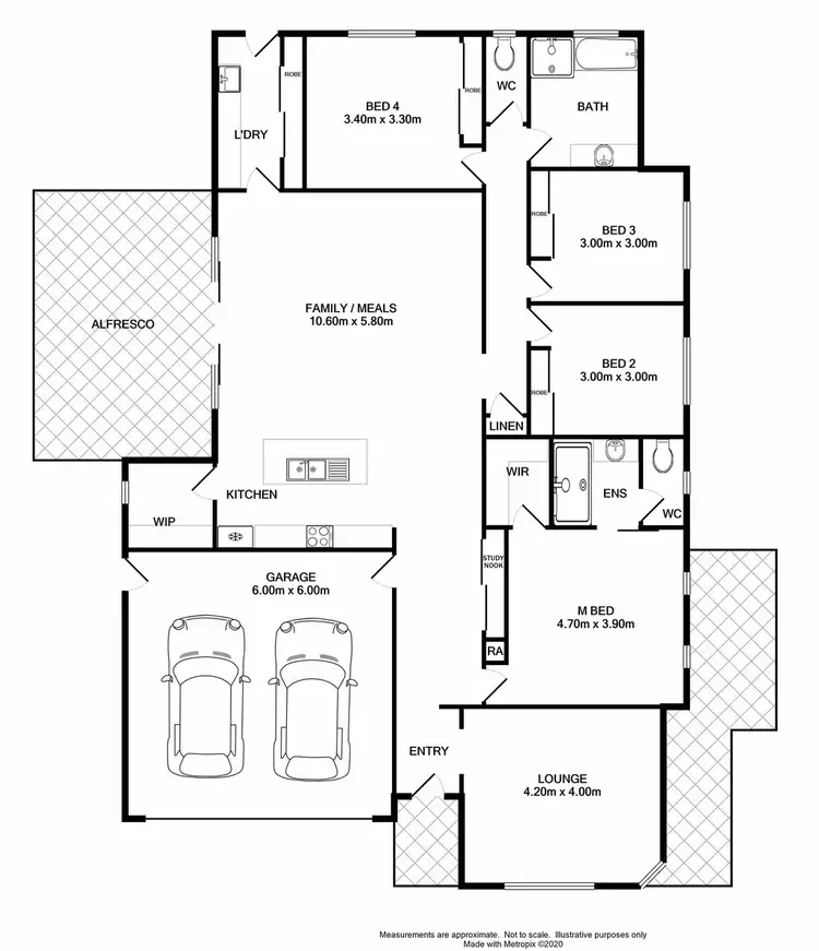Floorplan of Homely house listing, 36 Charlton Road, Killara VIC 3691
